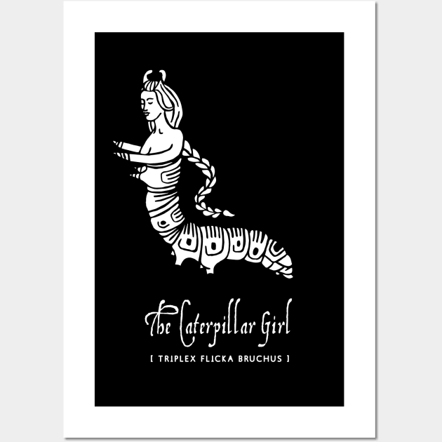 The Caterpillar Girl Wall Art by Eighties